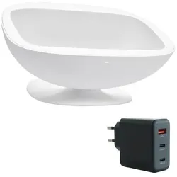 Lava Music Ladestation Space Charger 36 weiss mit Netzteil, Gitarre Zubehör, Weiss