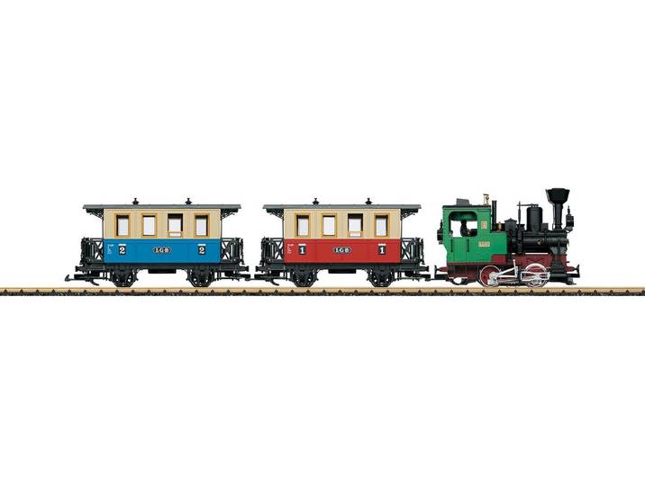 LGB Modelleisenbahn-Set LGB- Personenzug - L70307, Spur G, für Einsteiger, Made in Europe
