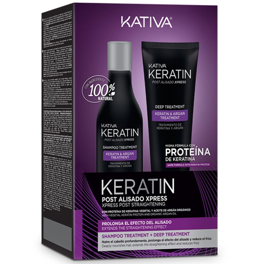 Kativa Keratin Xpress Post Straightening Extends the Straightening Effect 1&nbsp;un.