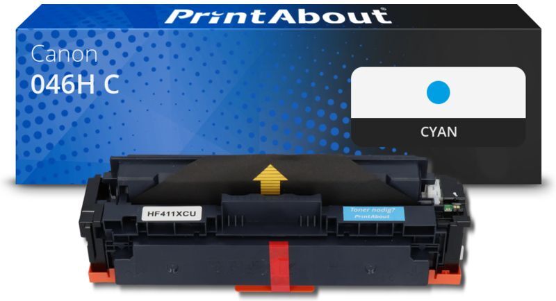 PrintAbout Toner kompatibel mit Canon 046H C - Cyan - Hohe Kapazität