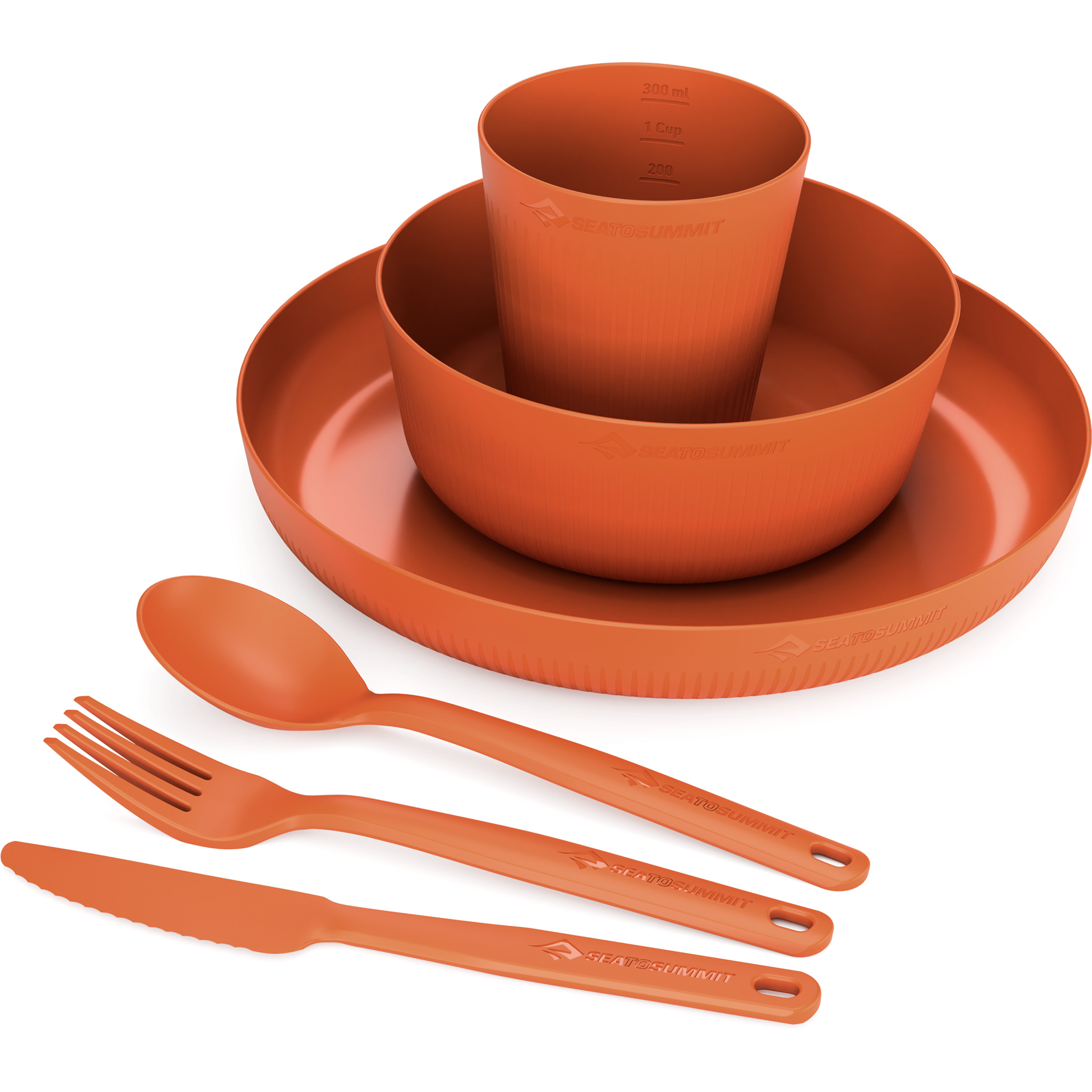 Sea to Summit Camp Geschirr Set W/ Mesh Sack Campinggeschirr orange Camping