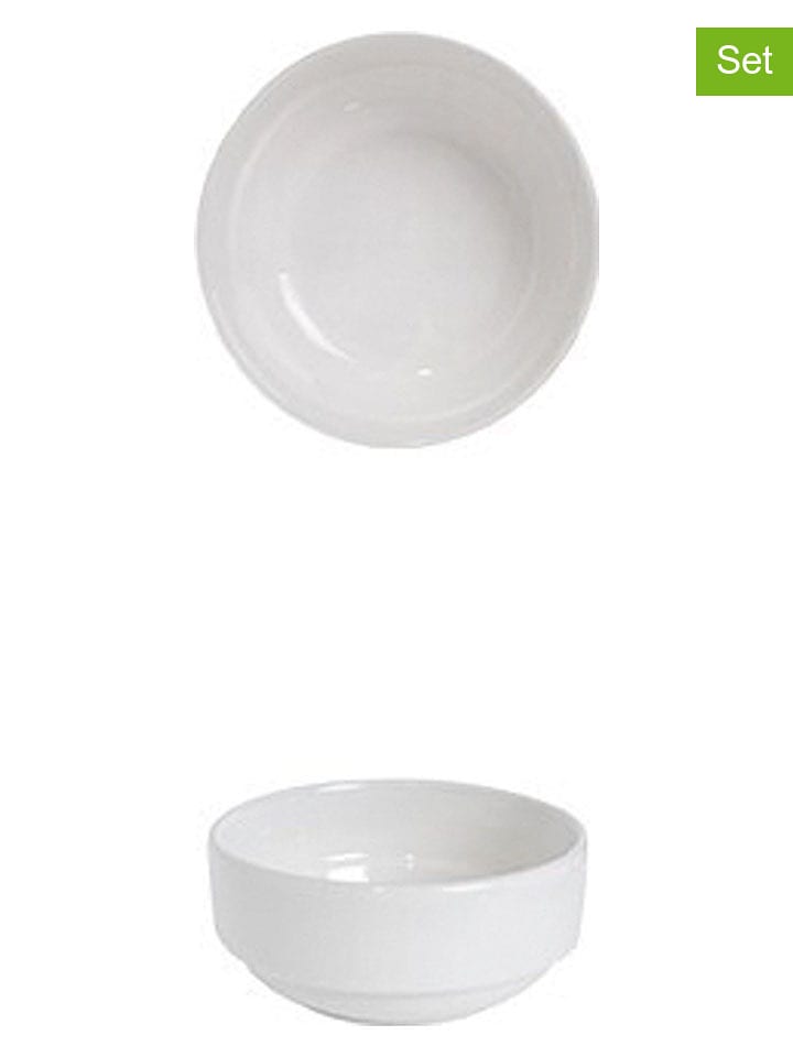 CEGECO 2er-Set: Schalen in Weiß - Ø 6 cm - onesize
