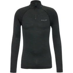Falke Wool Tech Langarmshirt Herren | Gr. M | schwarz - schwarz