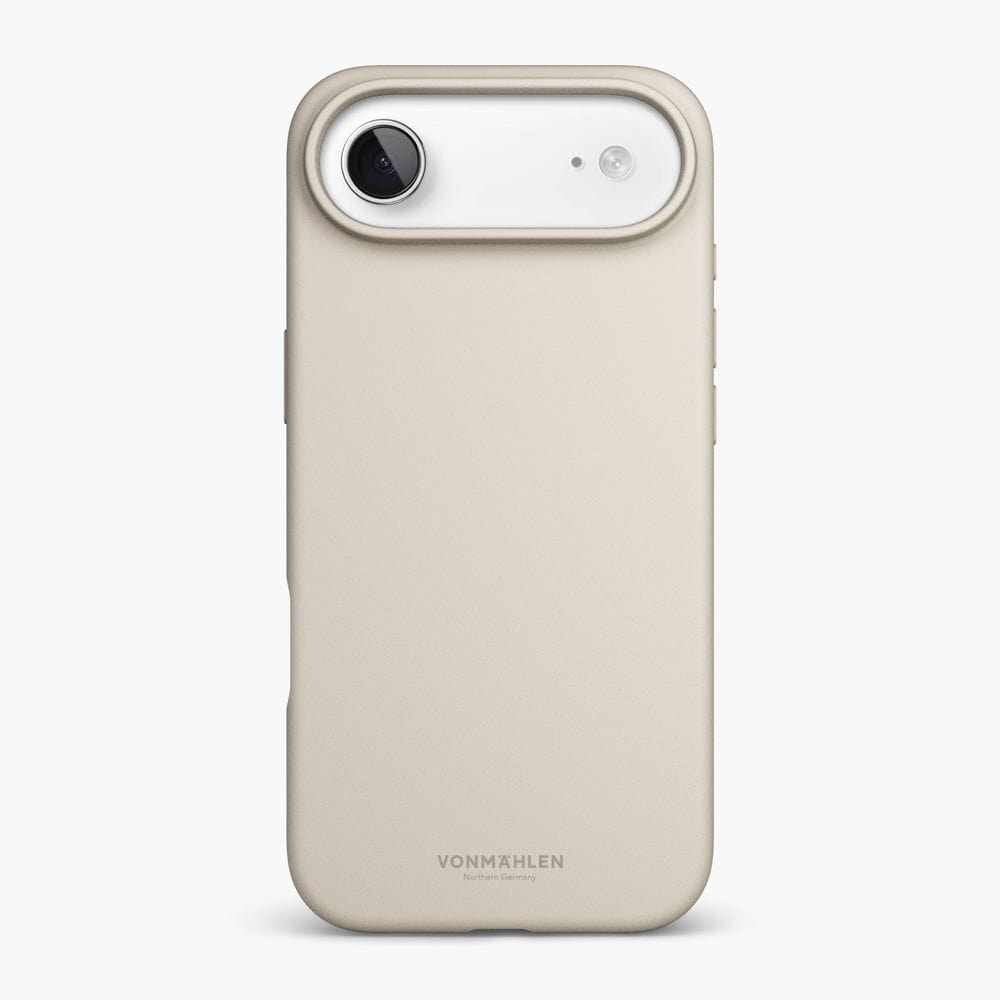 Vonmählen Soft Silicone Case Cover für Apple iPhone 17 Air (Cremefarben) MSC00106