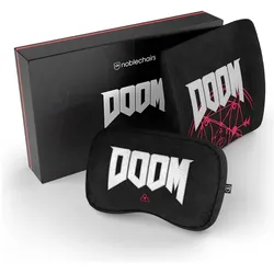 noblechairs Memory Foam Kissen-Set - DOOM Edition, Zubehör Gaming Möbel, Rot, Weiss