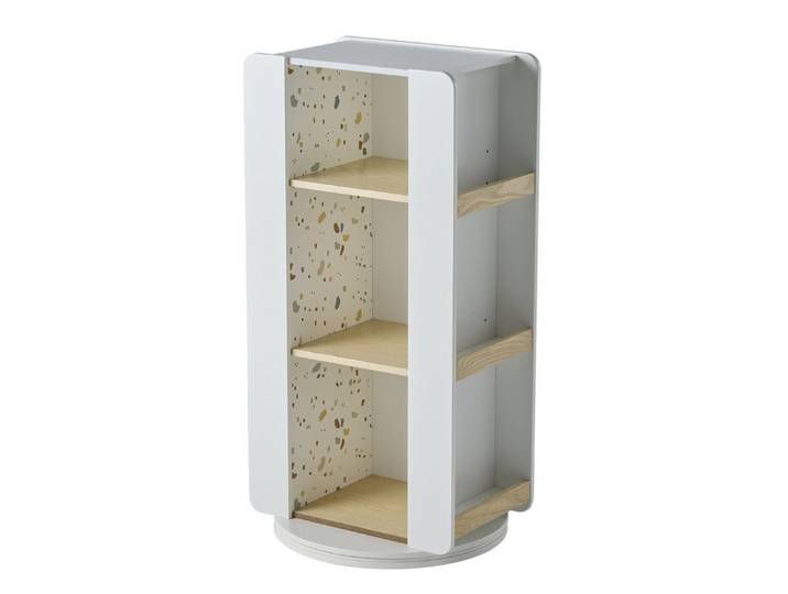 vertbaudet Bücherregal Drehbares Kinderzimmer Regal TERRAZZO