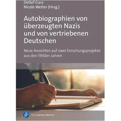 Autobiographien von überzeugten Nazis u, Fachbücher von Micha Brumlik, Jürgen W. Falter, Sylke Bartmann, Wiebke Lohfeld, Fritz Schütze, Detlef Garz, Nicole Welter, Bianca Pick, Daniel Mühlenfeld, Claudia Thiede, Manuel Franzmann