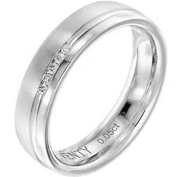 Viventy 698008 Damen-Ring 925 Silber mit Diamanten, 58/18,5