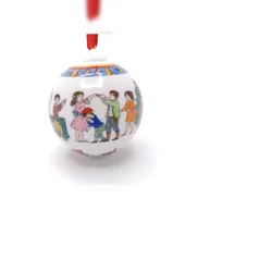 DKG utils Hutschenreuther Porzellan Weihnachtskugel Kugel 2015 ohne Originalverpackung