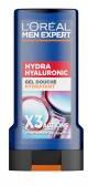 L'Oréal Paris Men Expert Hydra Hyaluronic Gel Douche Hydratant Corps Triple Actions 300 ML - Flacon 300 ml