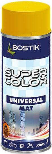 Bostik Super Color Universele Spuitbus Mat Geel 1023, 400 ml