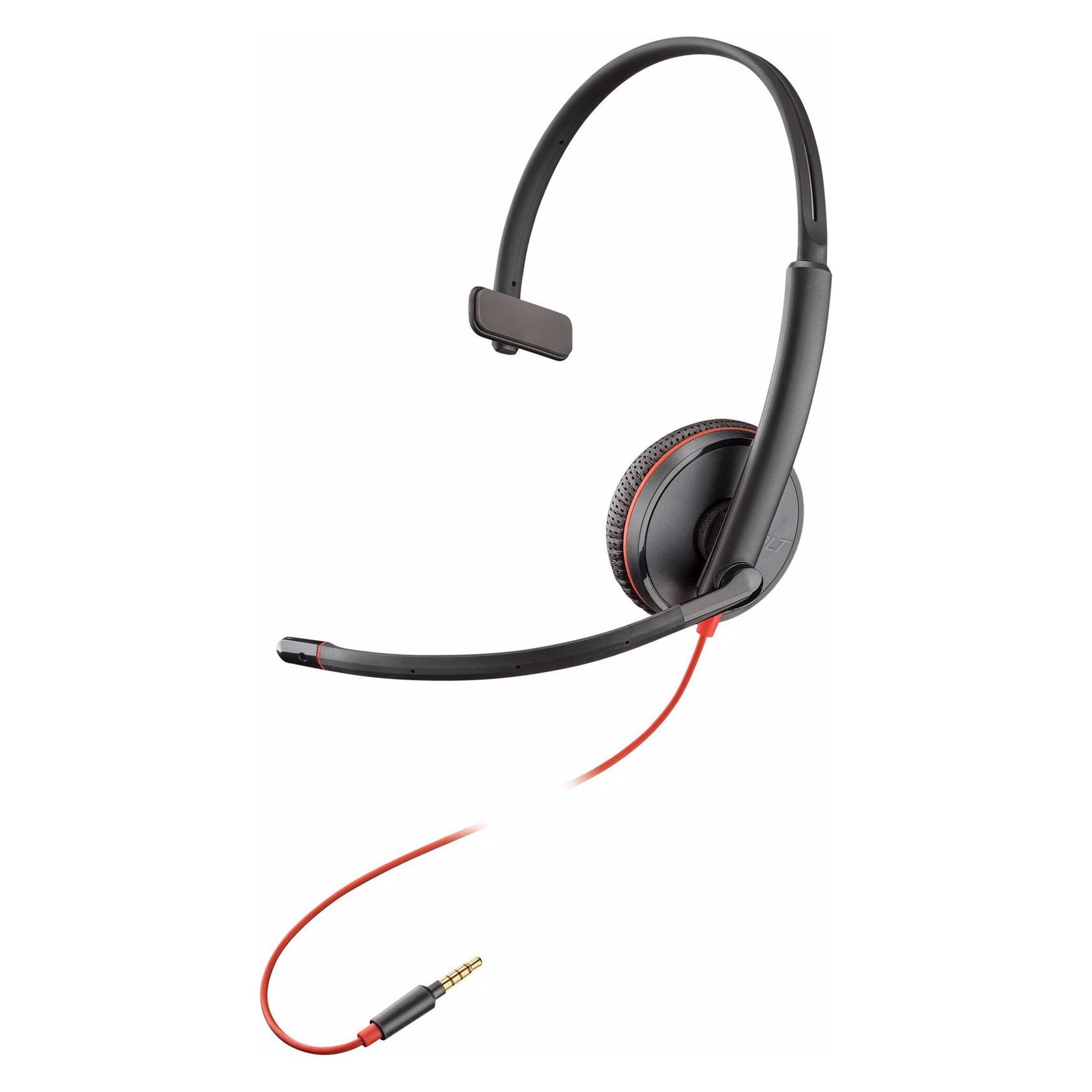 HP Poly Headset Blackwire 3215 Mono Single Unit (Kabelgebunden, USB-C, Skype) (209750-22)