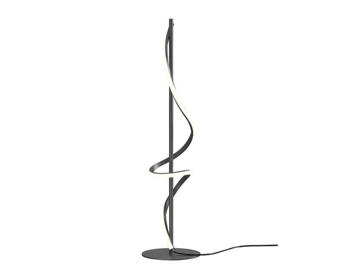 Led-Tischleuchte 5061 Twist, Titanfarben, Metall, rund, 20x80x20 cm, Eec, ohne Chemie, Lampen & Leuchten, Innenbeleuchtung, Tischlampen