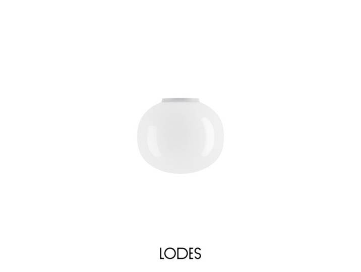 Lodes Wand- und Deckenleuchte Volum Outdoor, mundgeblasenes Glas