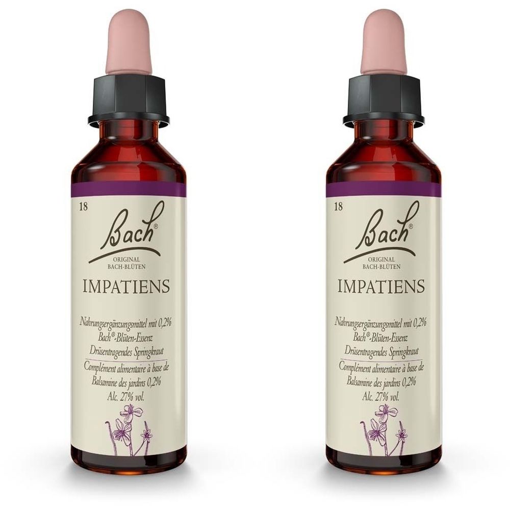 Bach Bluete Impatiens x2 2x20 ml Tropfen