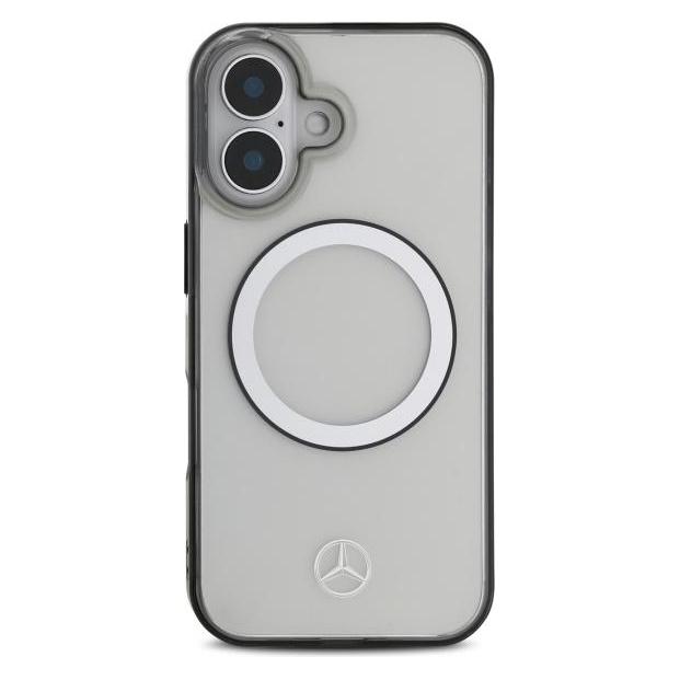 Mercedes MEHMP16S23HUOKC iPhone 16 6.1" transparent hardcase Printed logo MagSafe (Apple iPhone 16) (Mer008318-0)