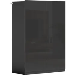 SCHUHSCHRANK Spanplatte MDF Schwarz