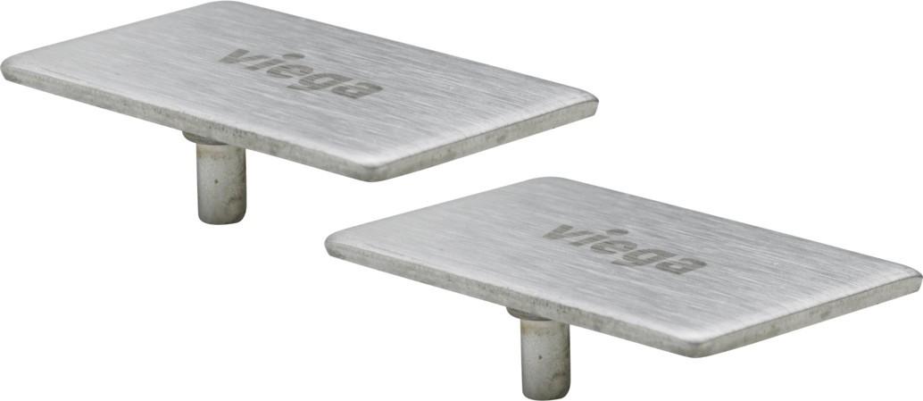 Viega Abdeckkappe 4965.88 in Edelstahl geschliffen 686406