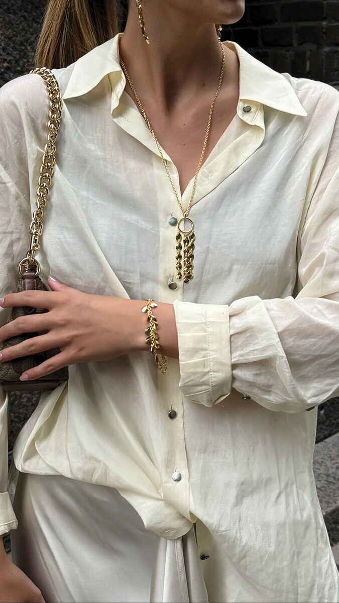 Lumoava Victoria förgyllt halsband L66261900000