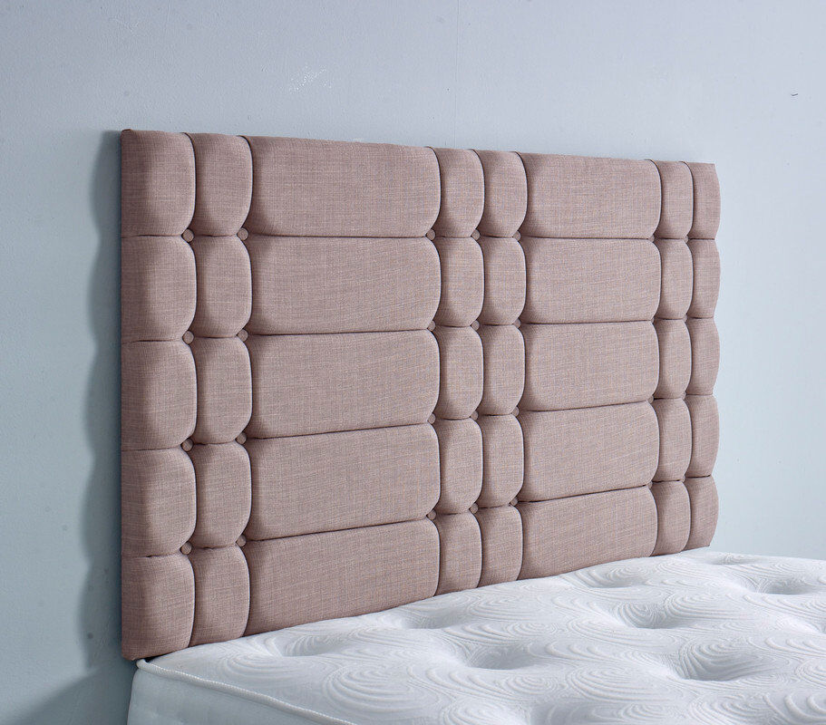ClassicLiving Upholstered Linen Headboard Beige Single (3')