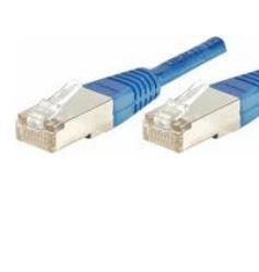 Dexlan Patchkabel Cat. 6A, F/UTP, blau, 0,5 m 859517