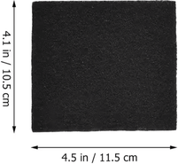 Inspire Curations FreshPaw Activated Carbon Litter Box Filter Refills (12 Pack) black 11.5x10.5cm