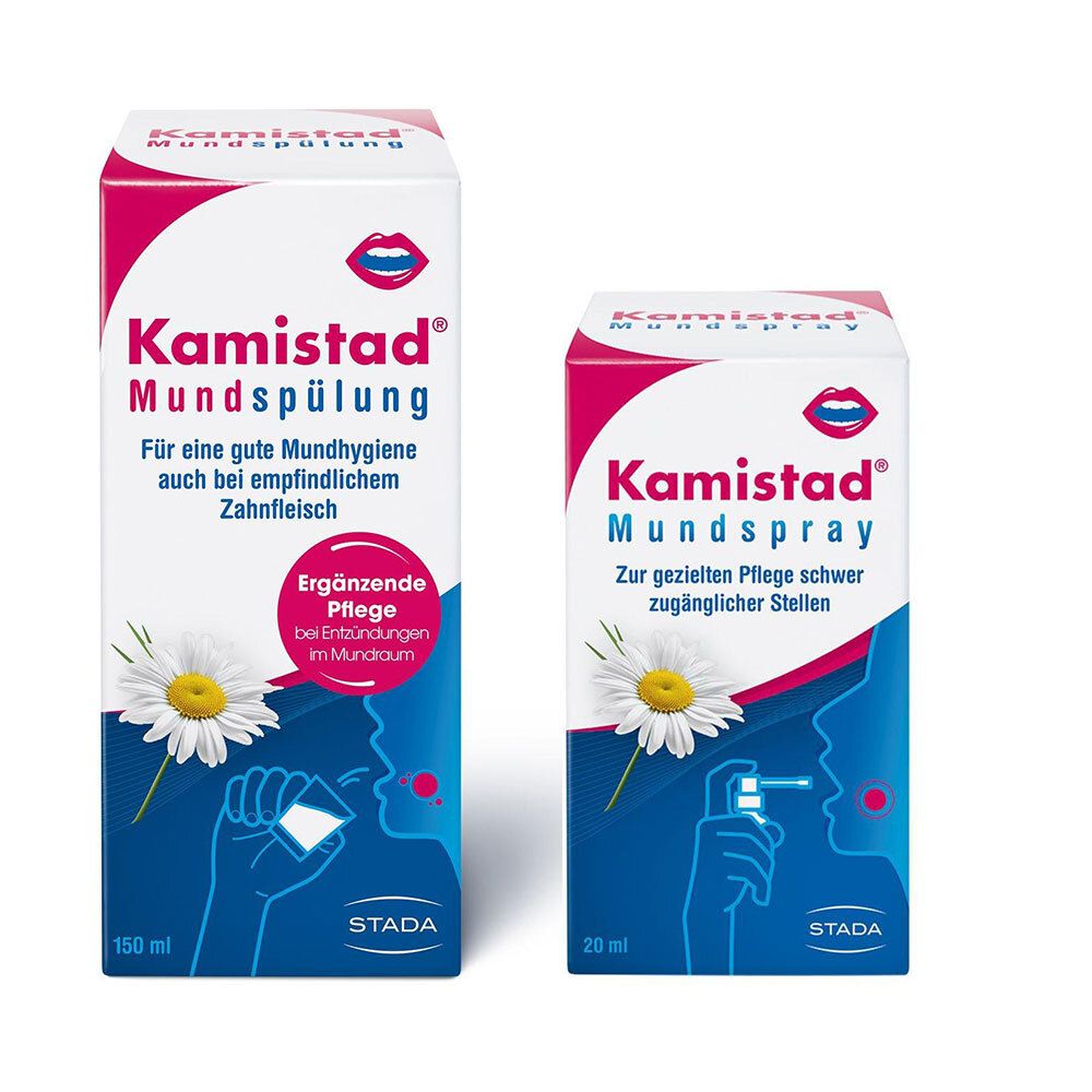 Kamistad Mundspülung + Mundspray 1 St