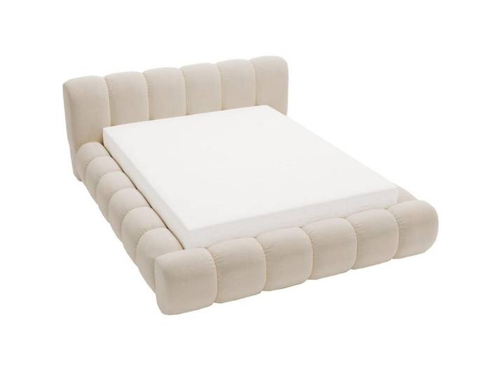 Graingold Polsterbett Doria 140x200 Beige, 140x200 cm, Schlafzimmer, Betten, Polsterbetten