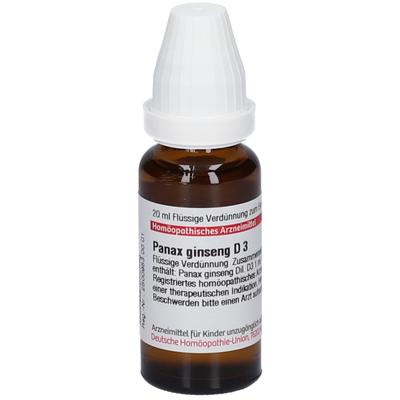 Panax Ginseng D 3 Dilution 20 ml