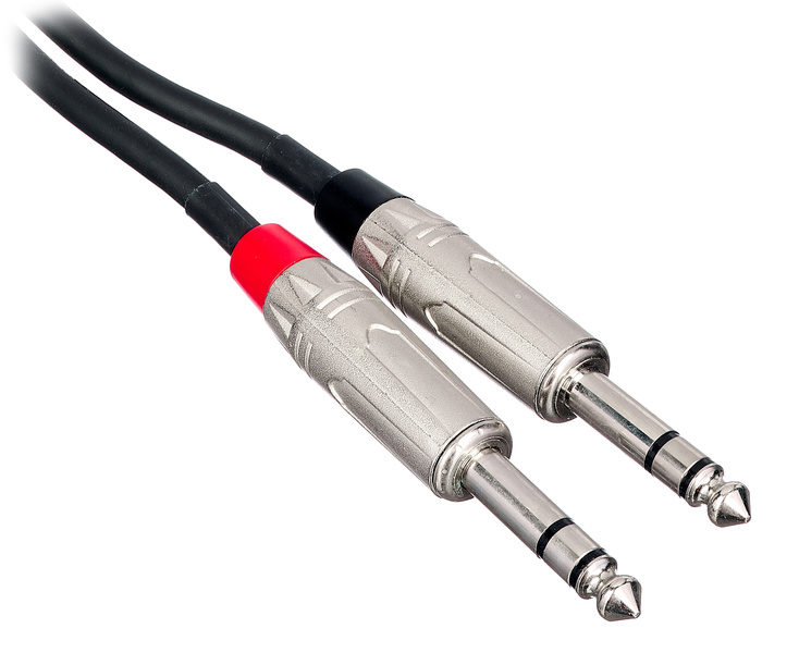 the sssnake Dual Patch Cable 1.8m nero