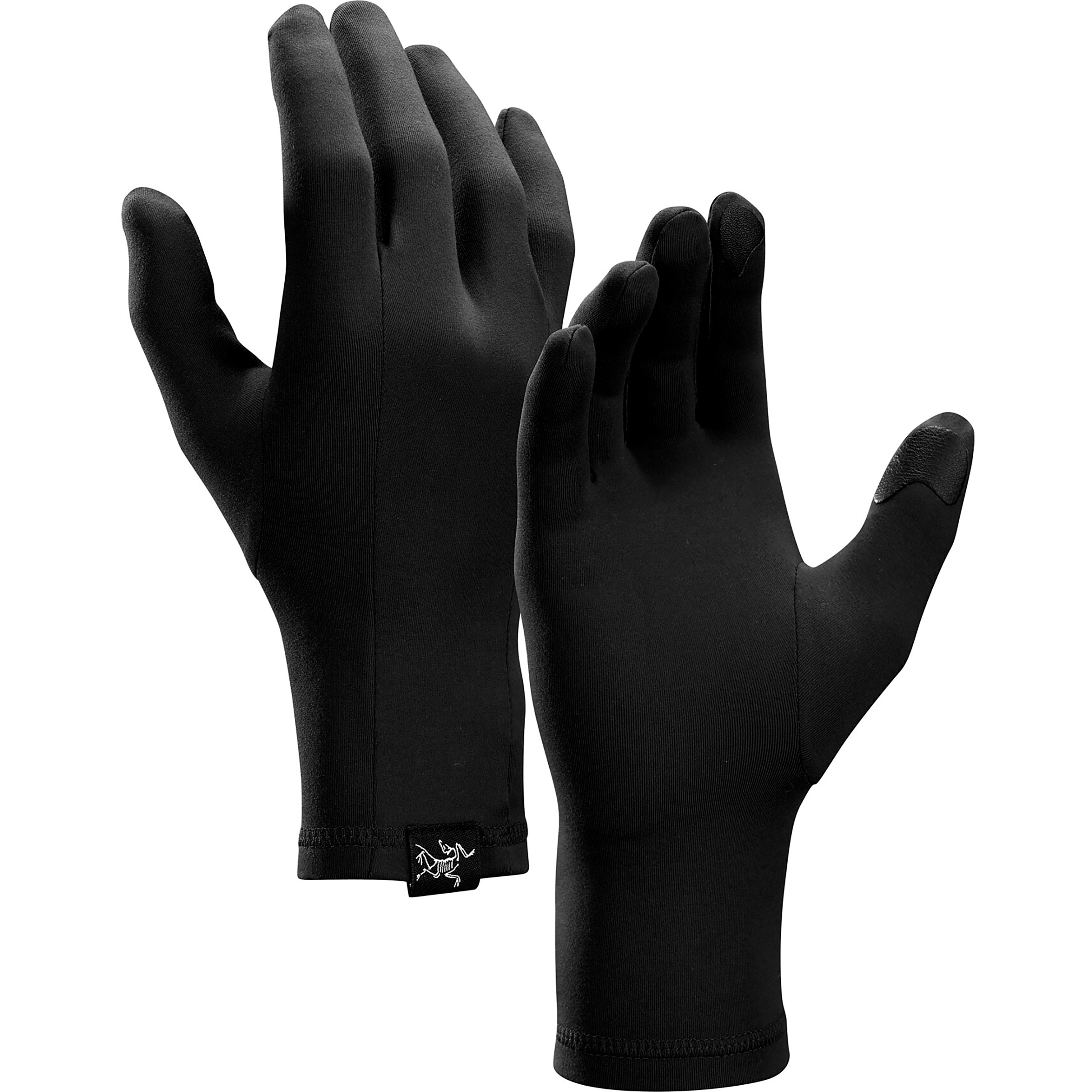 Arc'teryx Rho Fingerhandschuhe schwarz Größe L Trekking Elastisch