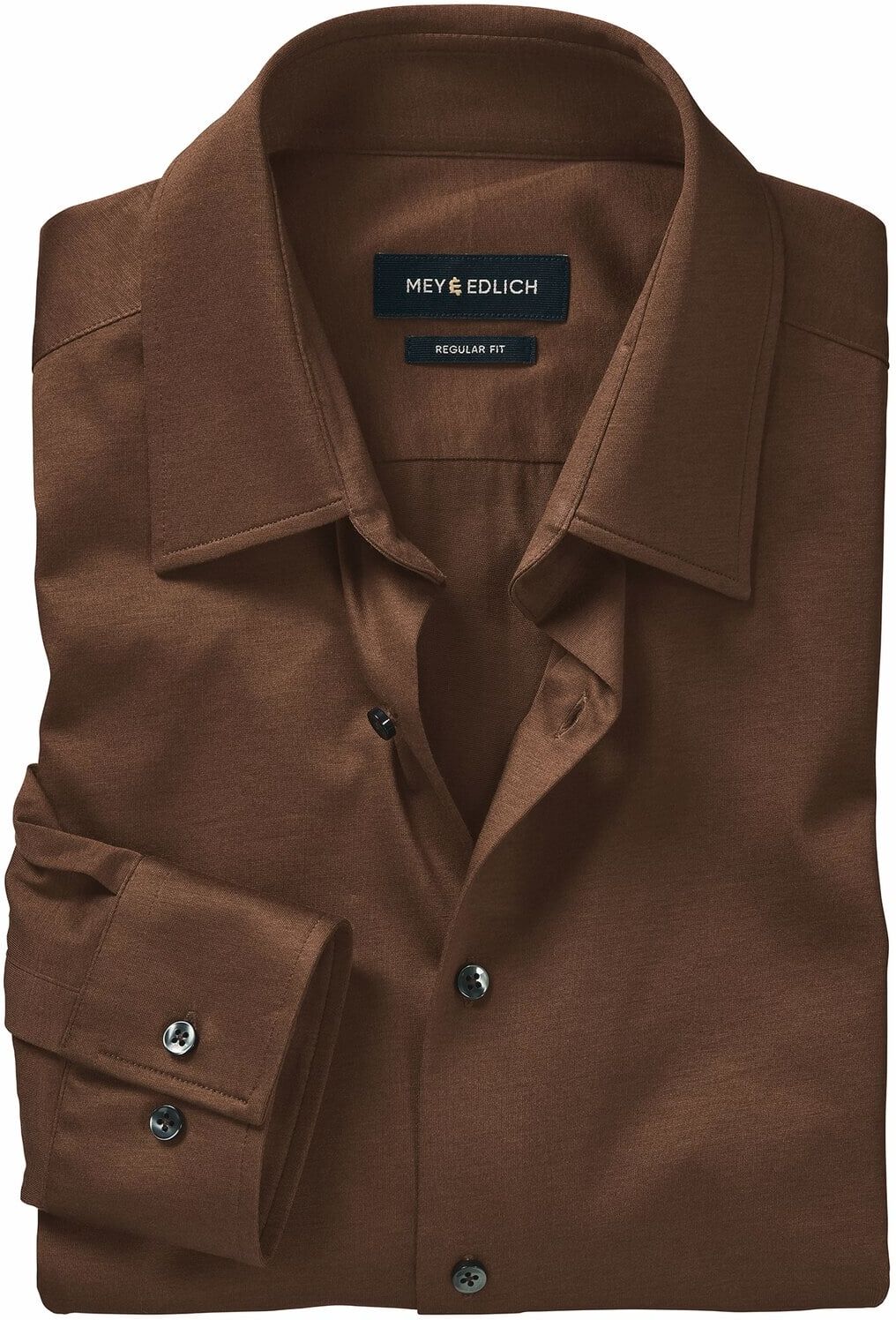 Mey & Edlich Jersey-Hemd Braun 42