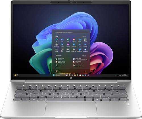 HP Notebook 35.6cm (14 Zoll) WUXGA Qualcomm Snapdragon X1-26-100 32GB RAM 512GB SSD Deutsch, QWERTZ Qualcomm Qualcomm Adreno Silb