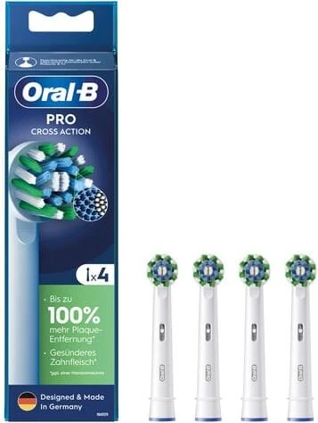 Oral-B Pro Cross Action Bürstenköpfe, 4 Stück, 4 Stk