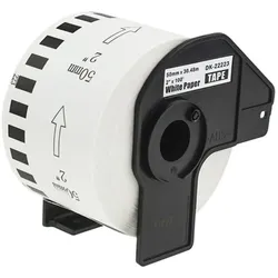 rillstab Endlos-Etiketten Film, 62 mm x 15,24 m, weiß
