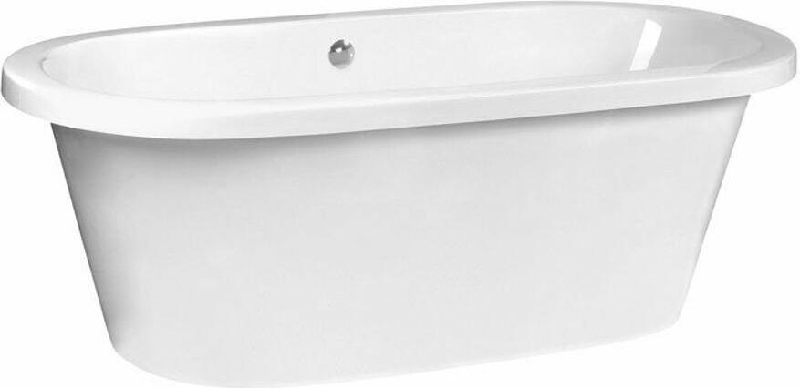 MATRIX L freistehende Badewanne 175 x 80 x 60 cm, weiß