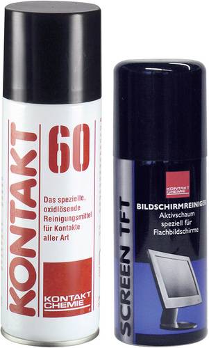 Kontakt Chemie KONTAKT 60 70013-AG + 80715-AI Kontaktreiniger inkl. TFT-Reiniger 100ml 1 Set