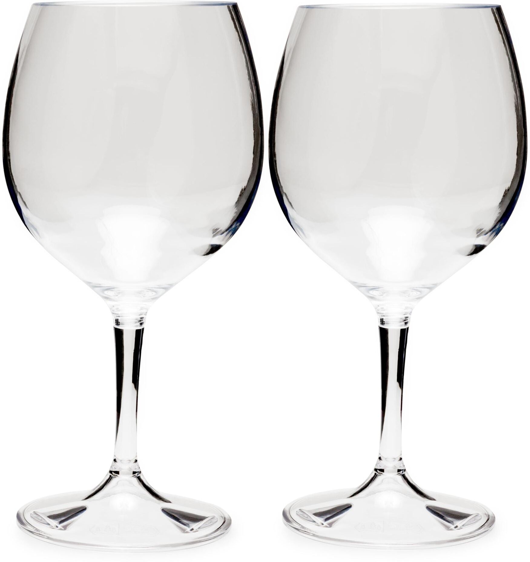 Weinglas GSI OUTDOORS "Set, 2x 444 ml", transparent, Trinkgefässe, Weinglas transparent Einheitsgröße