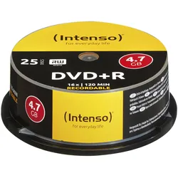 Intenso DVD+R 4,7GB 16x 25erSp Spindel