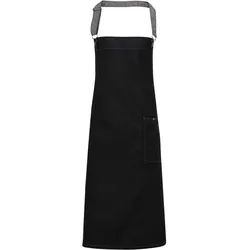 Premier Workwear Denim Latzschürze 'District' PR134 black denim (ca. pantone 433) 72 x 86 cm