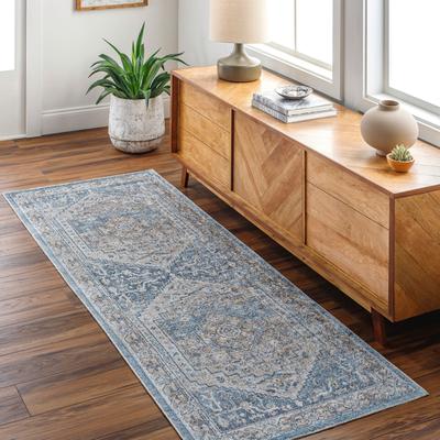 Livabliss Lillian Machine Washable Global Medallion Area Rug