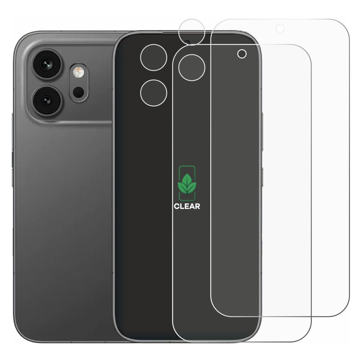 ScreenLeaf Schutzfolie für Honor 600 (Display+Kamera) Displayschutz Display Schutz Folie Klar Transparent (2 Stk., Honor 600) (6163095)