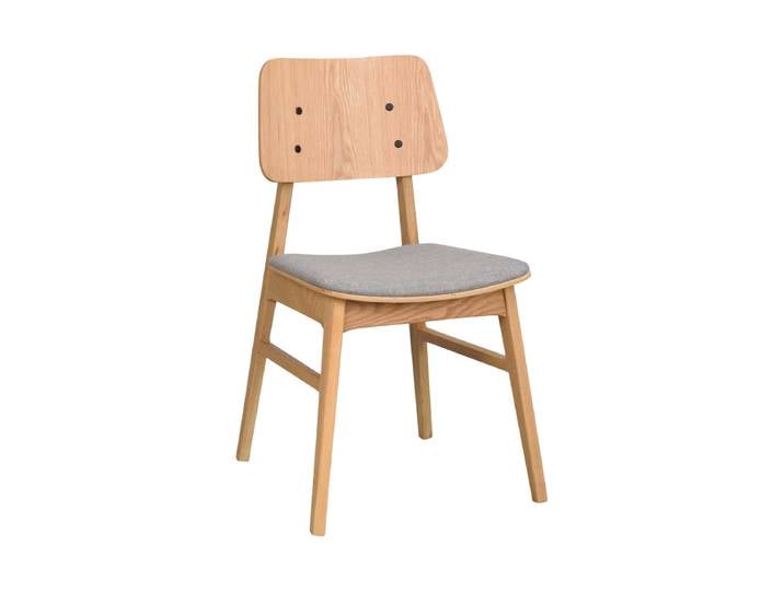Design Stuhl „Nagano“ aus massivem Eichenholz Eiche Natural Rowico