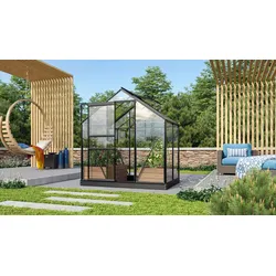Vitavia Gewächshaus "Venus 2500",schwarz,2,5 m2