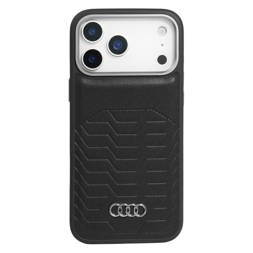 Audi Case GT Synthetic Leather MagSafe for iPhone 17 Pro Max black (Apple iPhone 17 Pro Max) (AUDI000232)