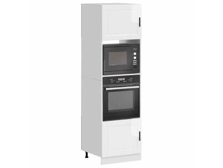 VIDAXL - Colonne de cuisine Armoires de four - 2 pcs - Porto - blanc brillant - bois d'ingénierie - 60x57x207 cm 734725 Assemblage r