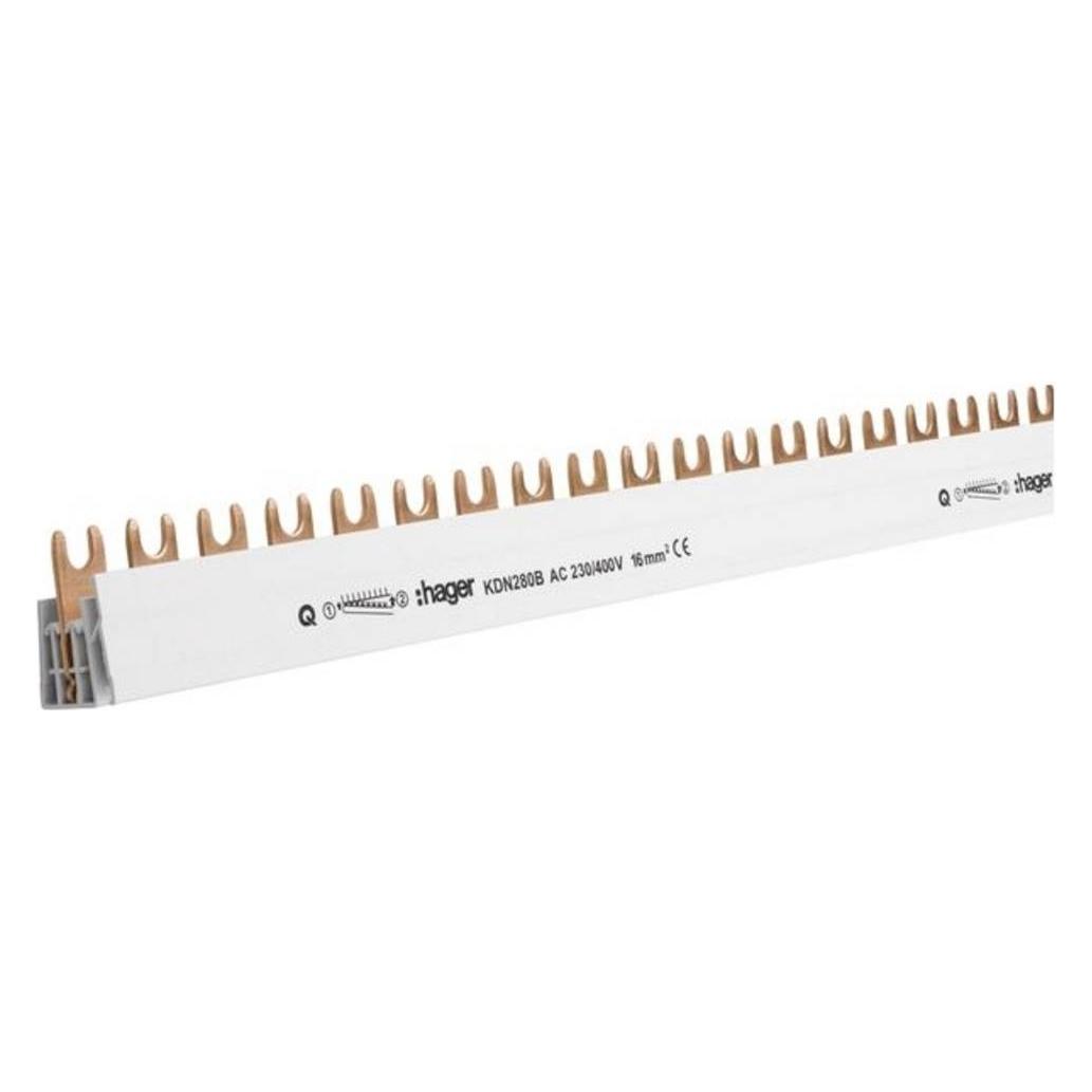 Hager HAG KDN280B Phasenschiene 16qmm 2polig (KDN280B)