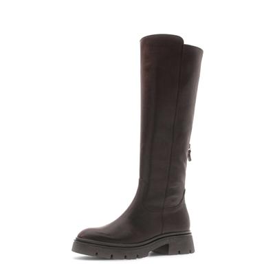 Stiefel GABOR "Sportlicher Stiefel", Damen, Gr. 40, braun (braun schwarz), Schuhe Stiefel