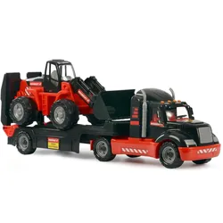 Mammoet Toys Cavallino Torpedo Vrachtwagen met Graafmachine (1236MT04)