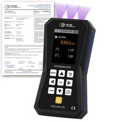 PCE Instruments UV Stroboskop PCE-LES 303UV-365-ICA inkl. ISO-Zertifikat 3 UVA Hochleistungs-LEDs 365 … 370 nm IP52